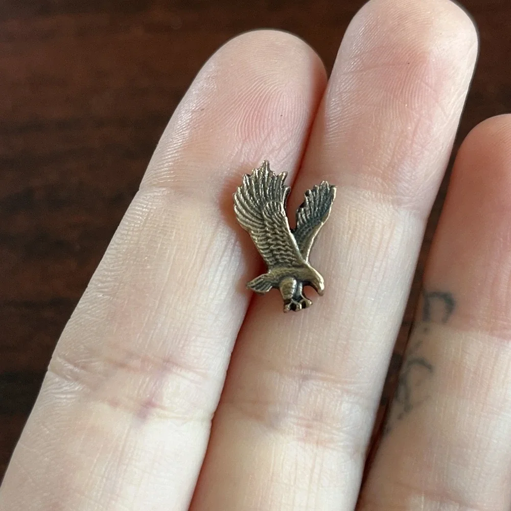Bronze Tone Eagle Lapel Hat Pin‎